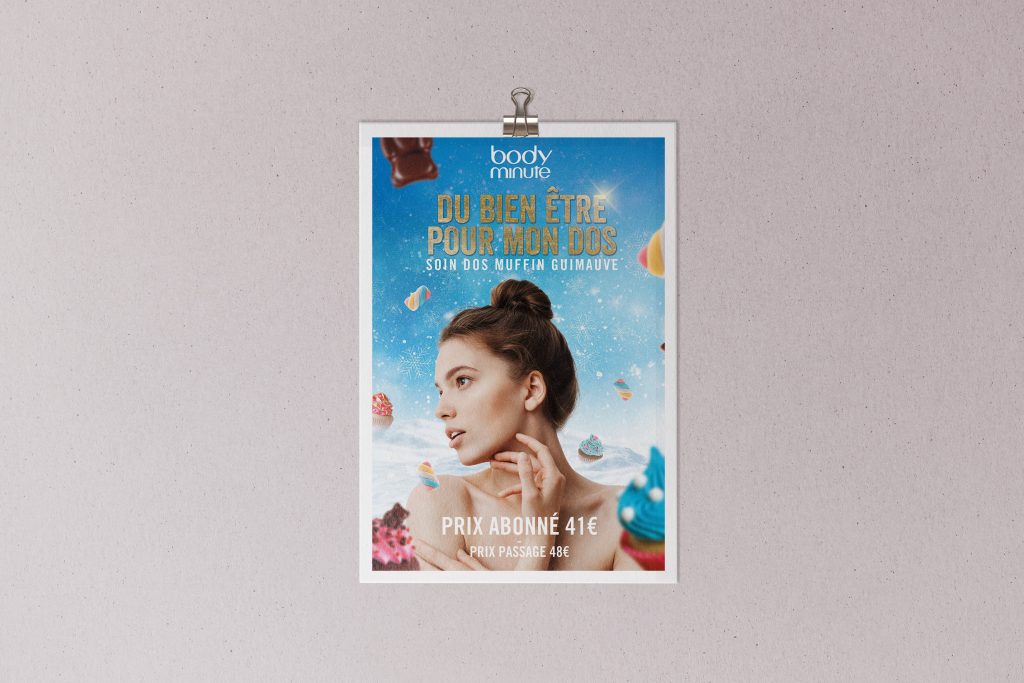 affiche body minute guimauve